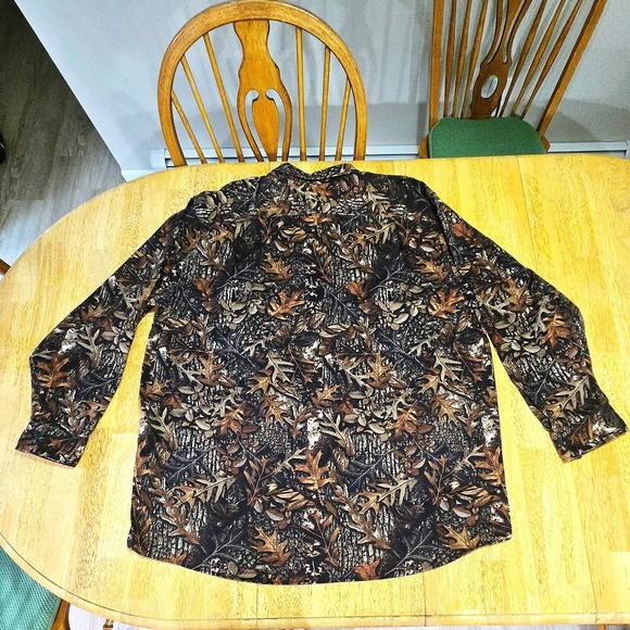 Schmidt Workwear Botton-Down Camo Shirt 2XLT - Picture 5 of 6